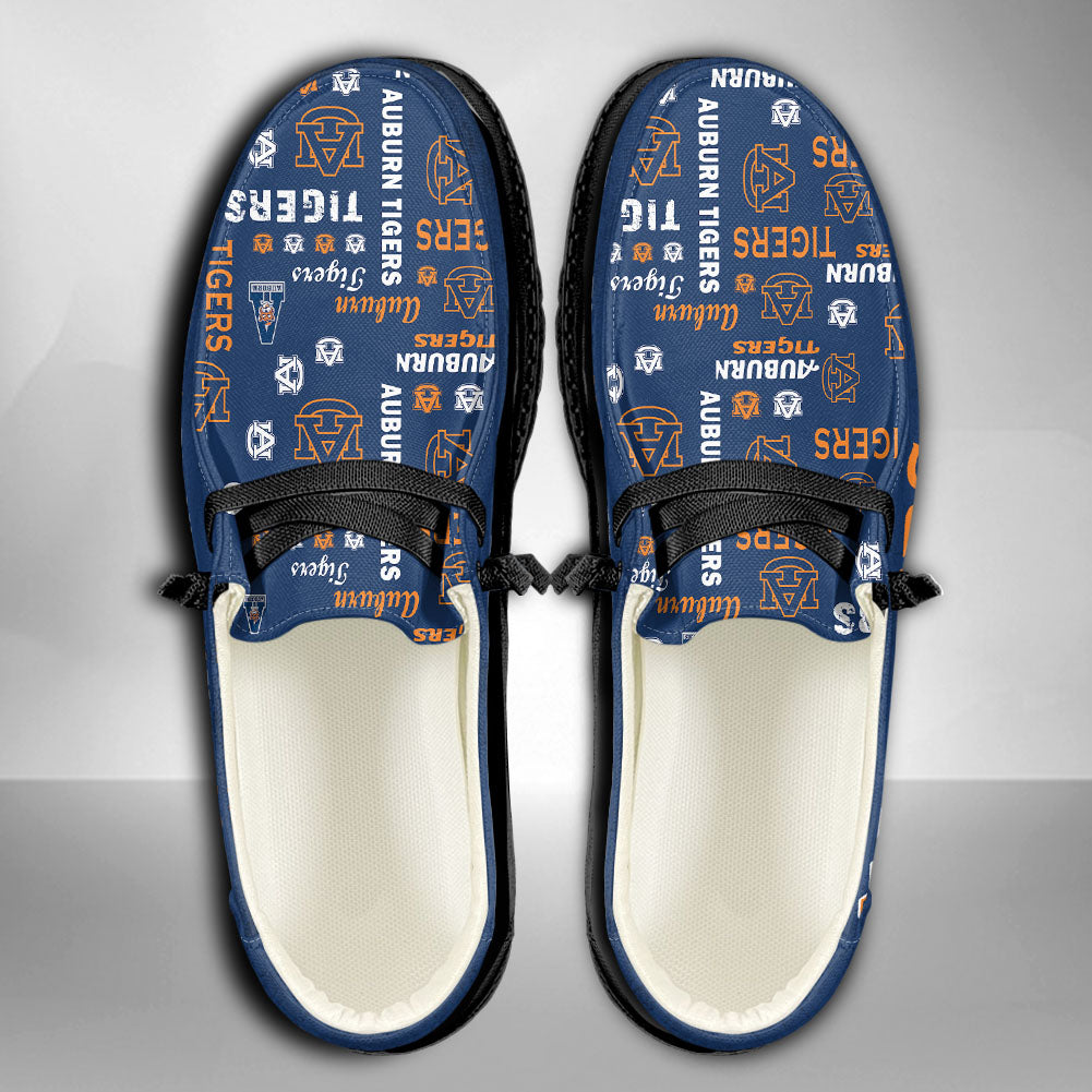 NCAA Auburn Tigers Custom Name Hey Dude Shoes 04 M12
