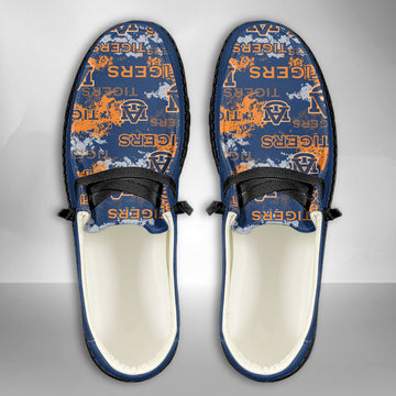 NCAA Auburn Tigers Custom Name Hey Dude Shoes 05 M22
