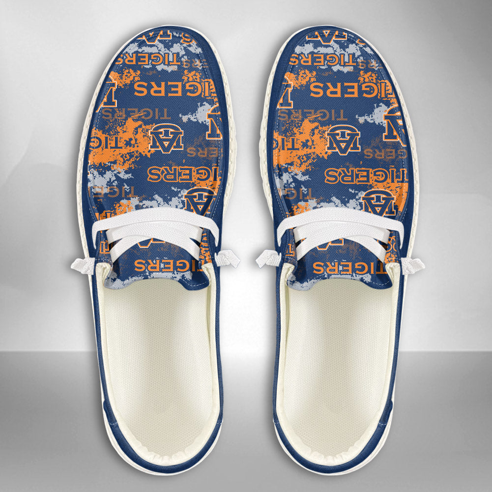 NCAA Auburn Tigers Custom Name Hey Dude Shoes 05 M22