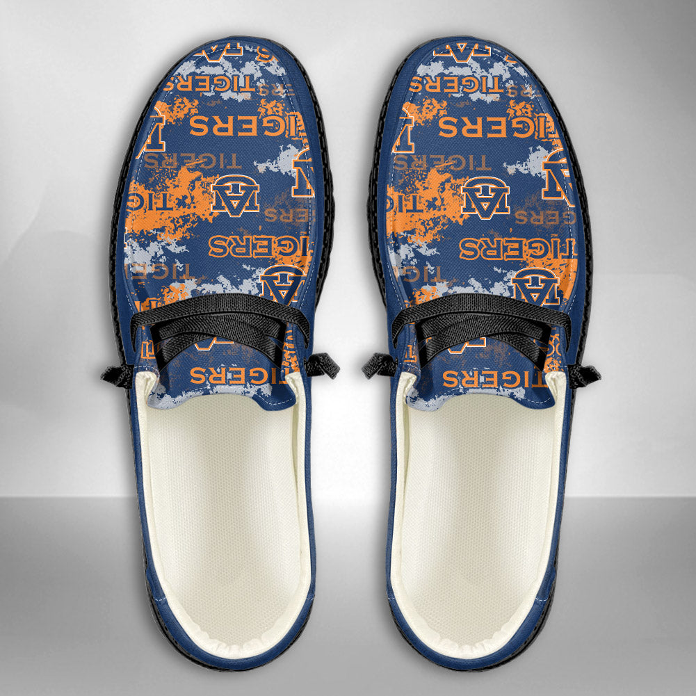 NCAA Auburn Tigers Custom Name Hey Dude Shoes 05 M79