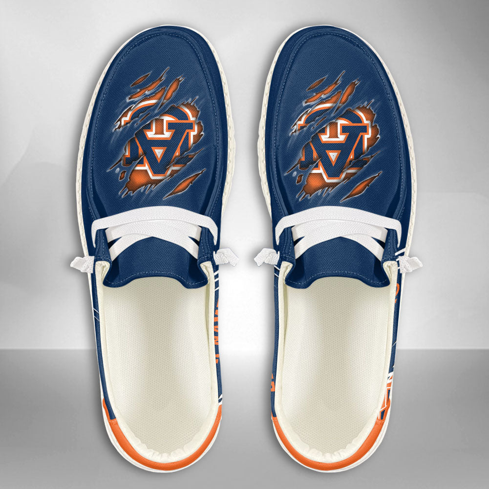NCAA Auburn Tigers Custom Name Hey Dude Shoes 06 M7