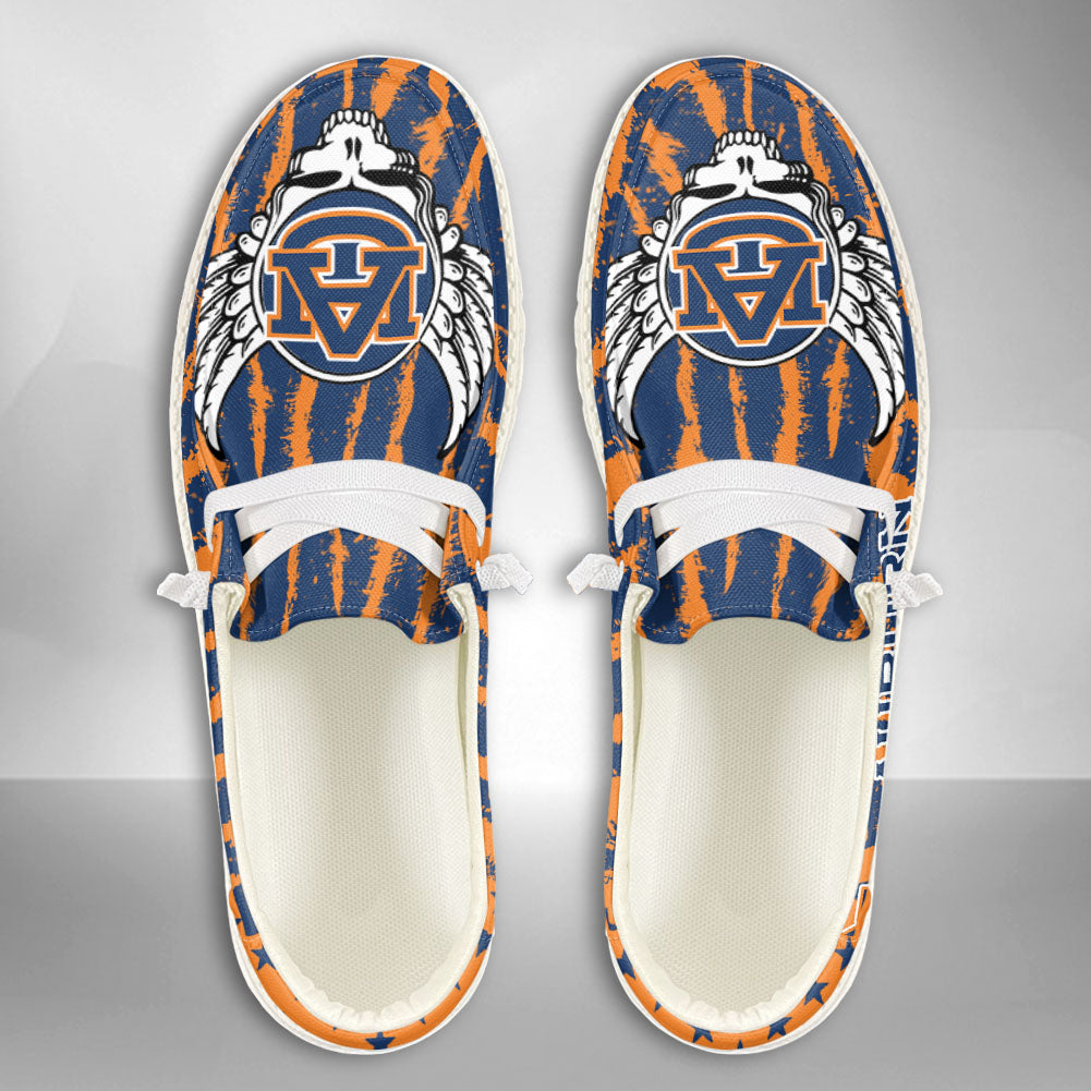 NCAA Auburn Tigers Custom Name Hey Dude Shoes 08 M7