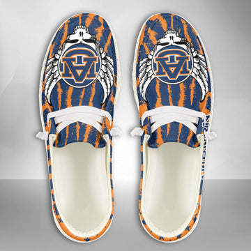NCAA Auburn Tigers Custom Name Hey Dude Shoes 08 M7
