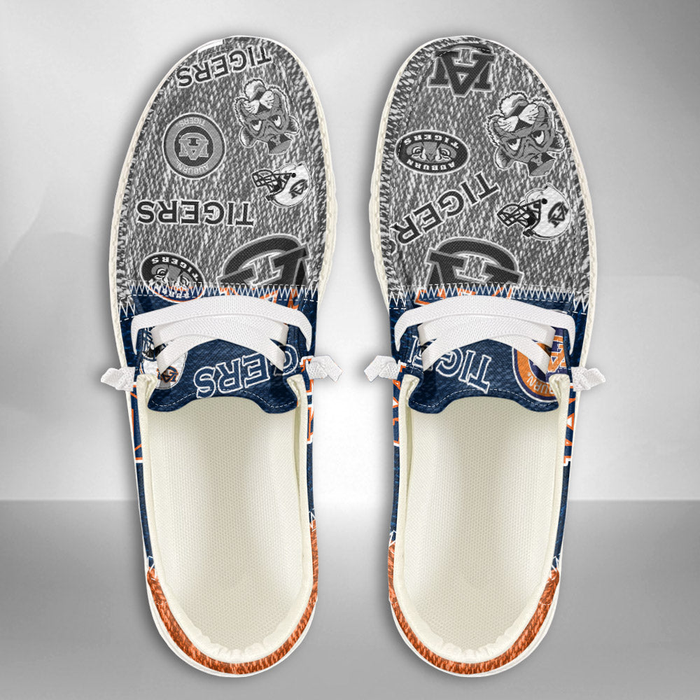 NCAA Auburn Tigers Custom Name Hey Dude Shoes 08 M79