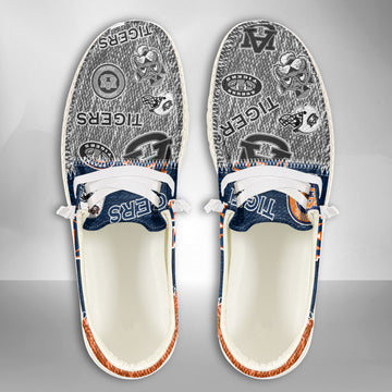 NCAA Auburn Tigers Custom Name Hey Dude Shoes 08 M79