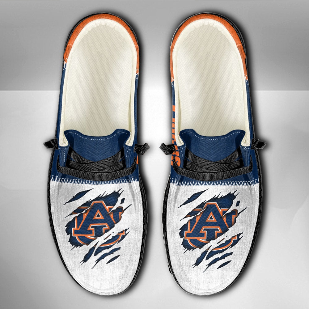 NCAA Auburn Tigers Custom Name Hey Dude Shoes 09 M79