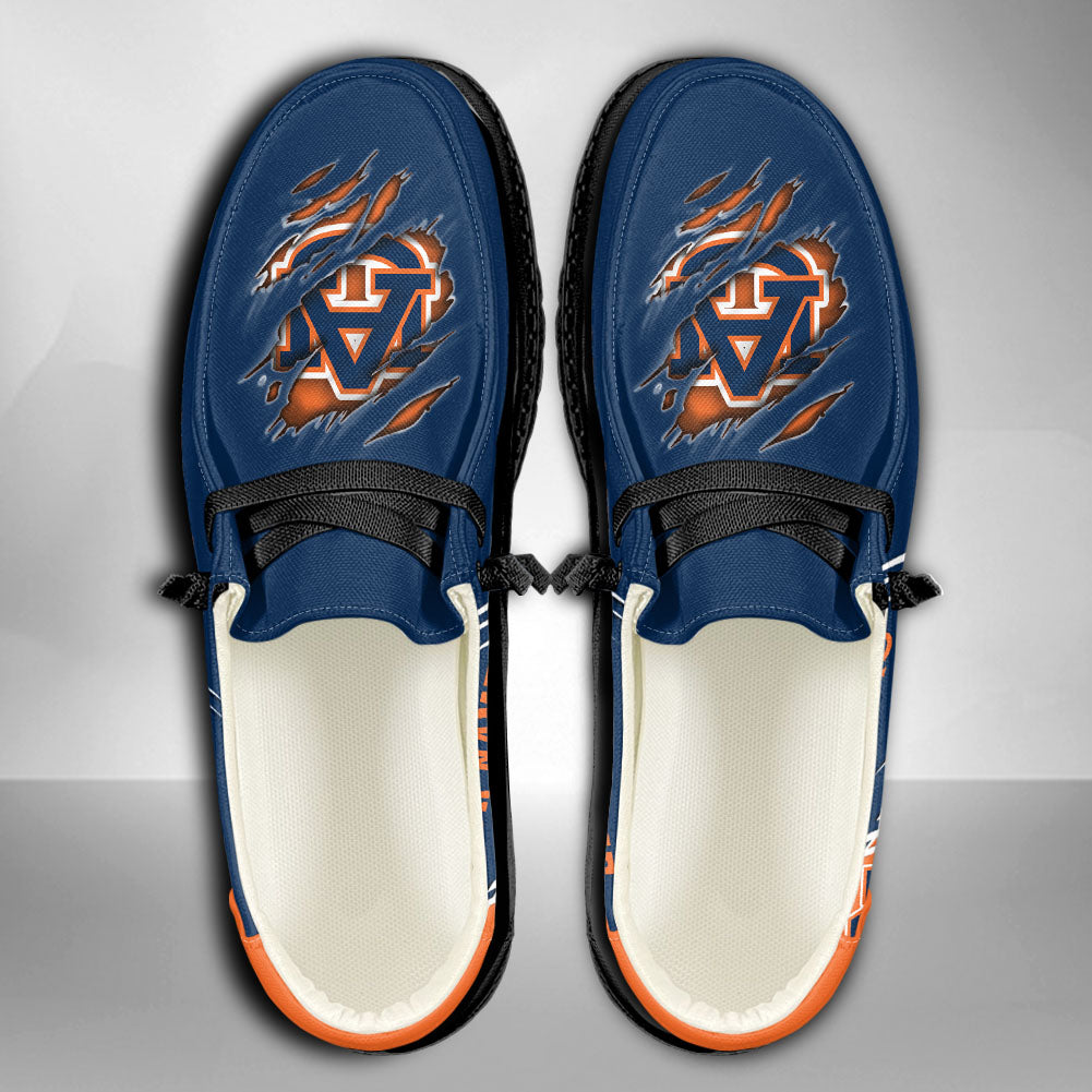 NCAA Auburn Tigers Custom Name Hey Dude Shoes 10 M79