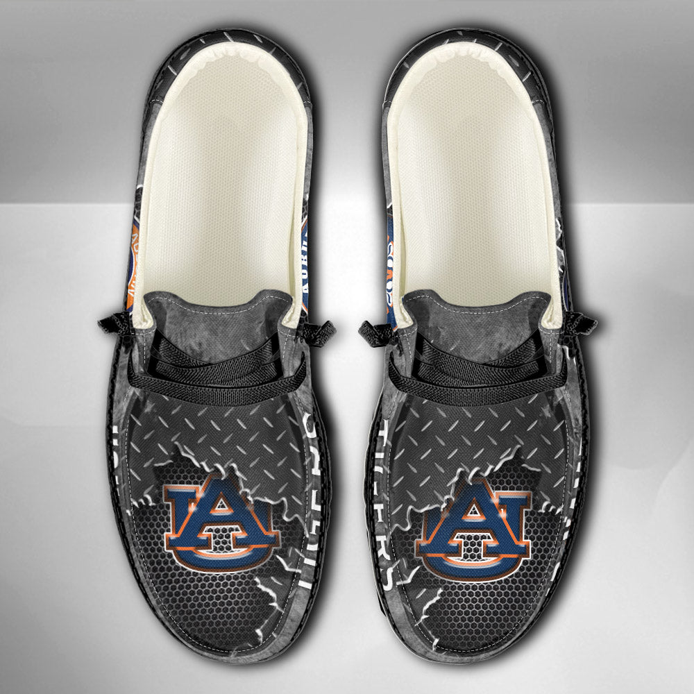 NCAA Auburn Tigers Custom Name Hey Dude Shoes 15 M79