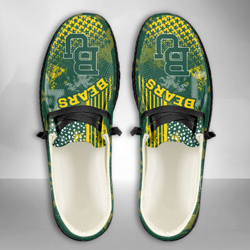 NCAA Baylor Bears Custom Name Hey Dude Shoes 03 M7
