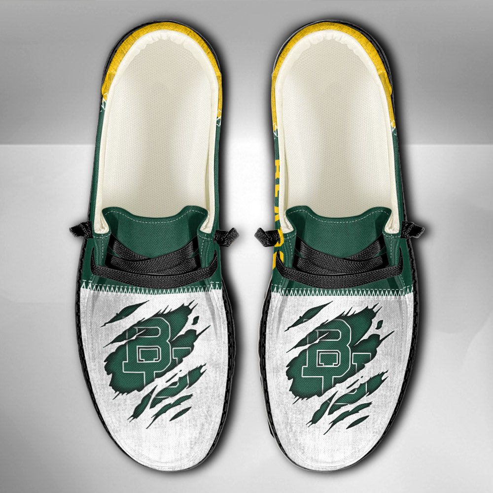 NCAA Baylor Bears Custom Name Hey Dude Shoes 09 M79
