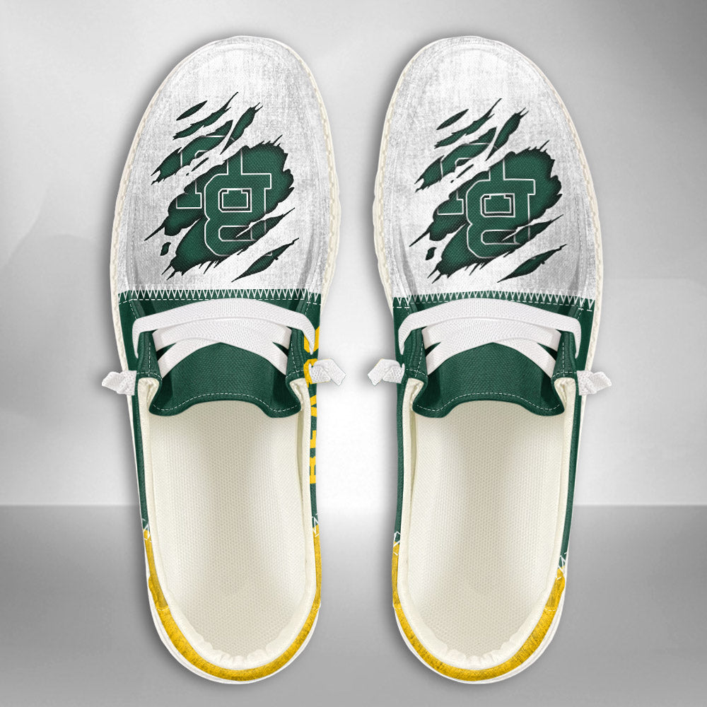 NCAA Baylor Bears Custom Name Hey Dude Shoes 09 M79