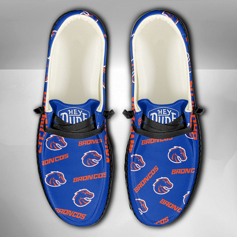 NCAA Boise State Broncos - Custom Name Hey Dude Shoes X03