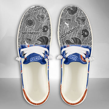 NCAA Boise State Broncos Custom Name Hey Dude Shoes 08 M79