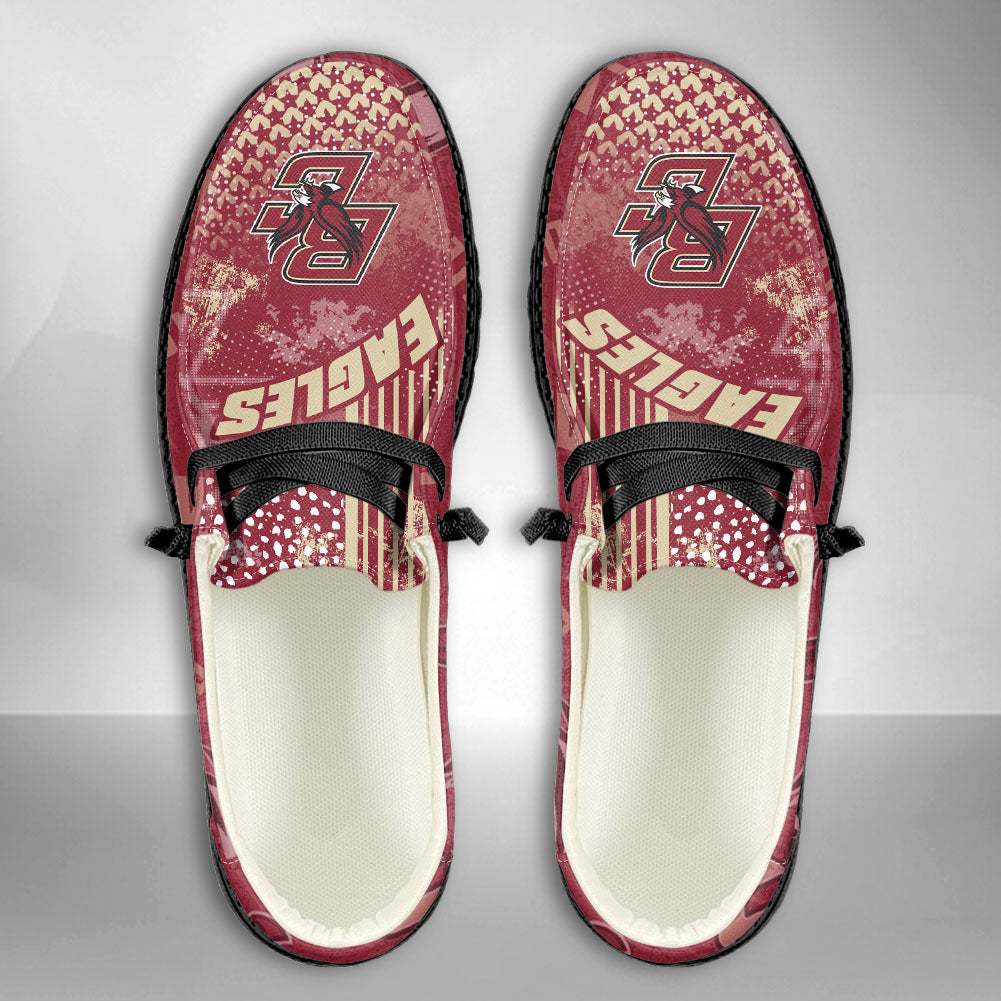 NCAA Boston College Eagles Custom Name Hey Dude Shoes 03 M7
