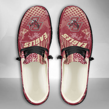 NCAA Boston College Eagles Custom Name Hey Dude Shoes 03 M7