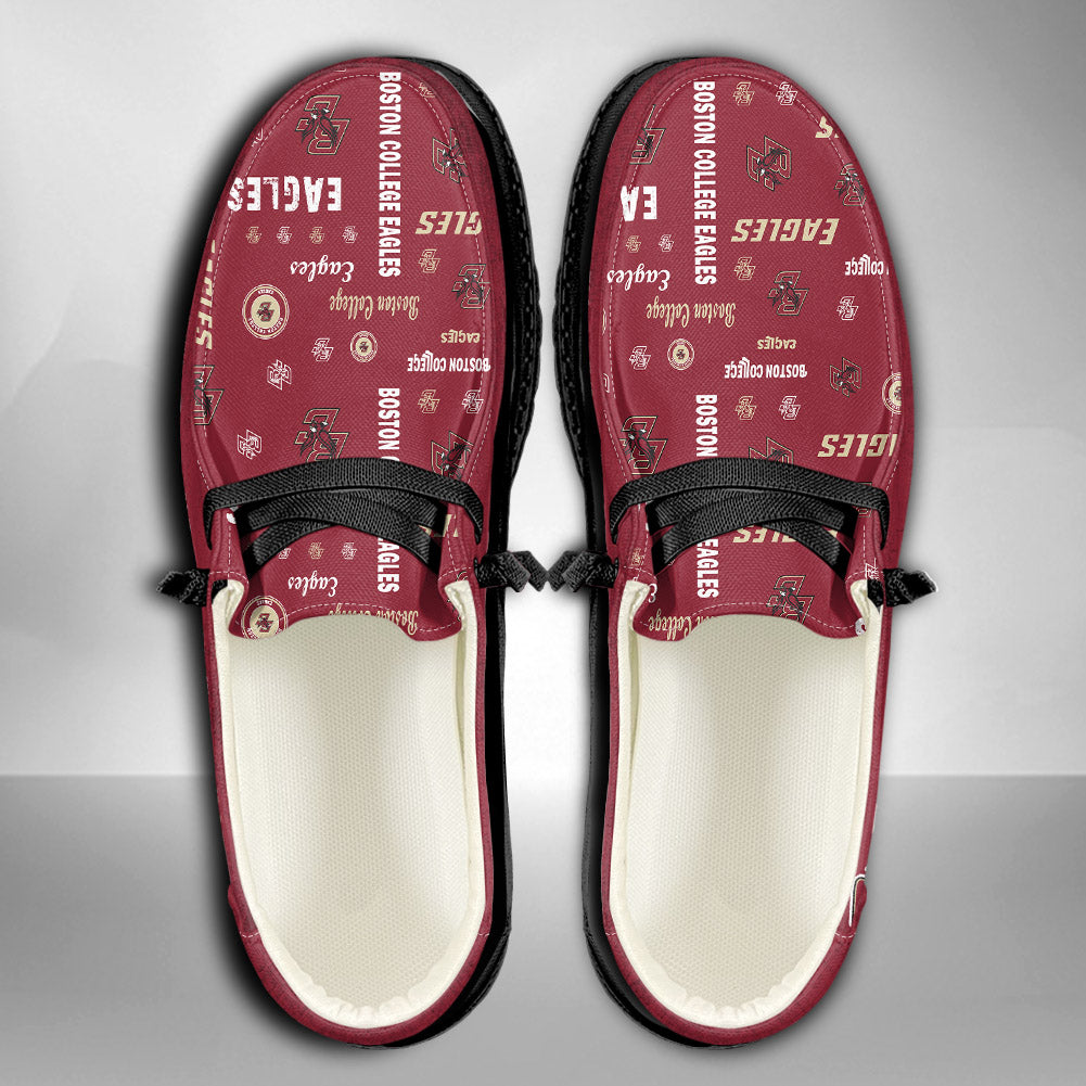 NCAA Boston College Eagles Custom Name Hey Dude Shoes 04 M7