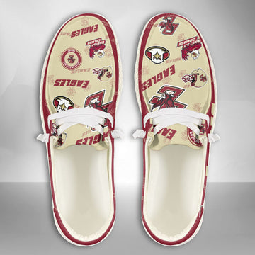 NCAA Boston College Eagles Custom Name Hey Dude Shoes 04 M79