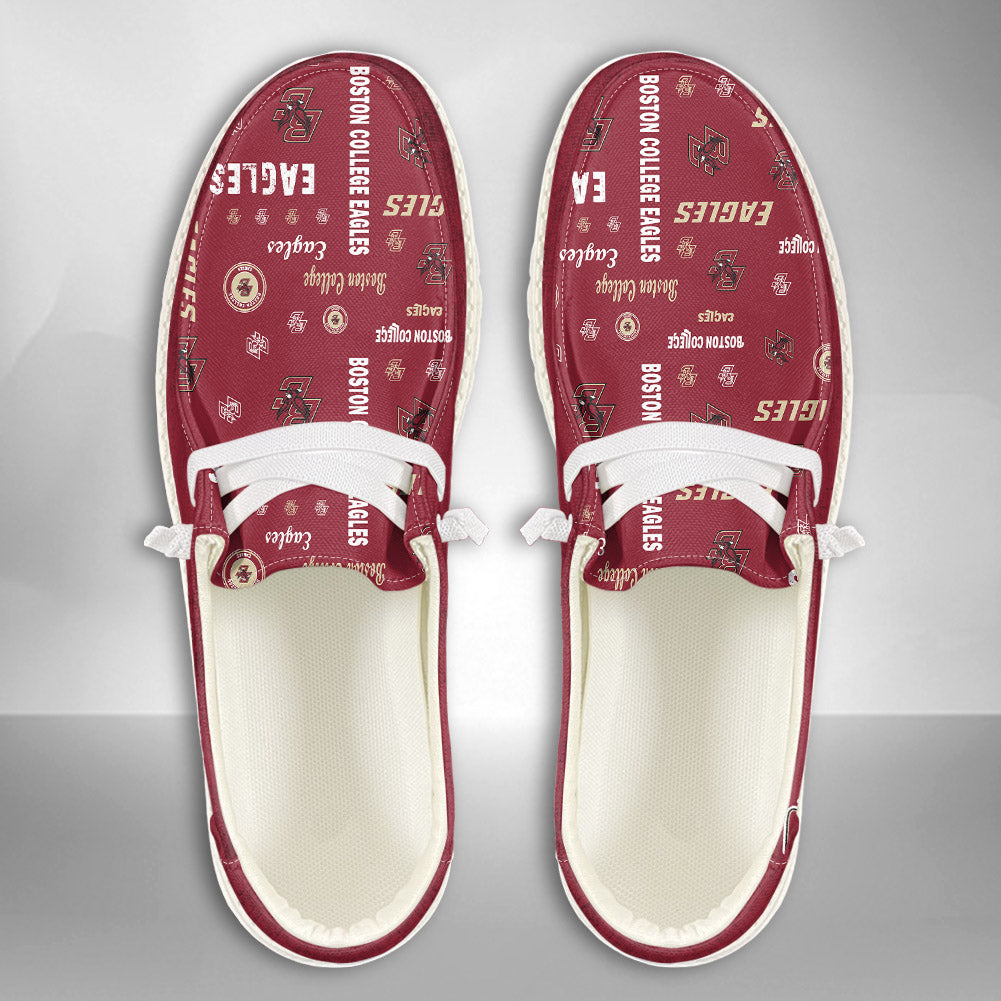 NCAA Boston College Eagles Custom Name Hey Dude Shoes 06 M79