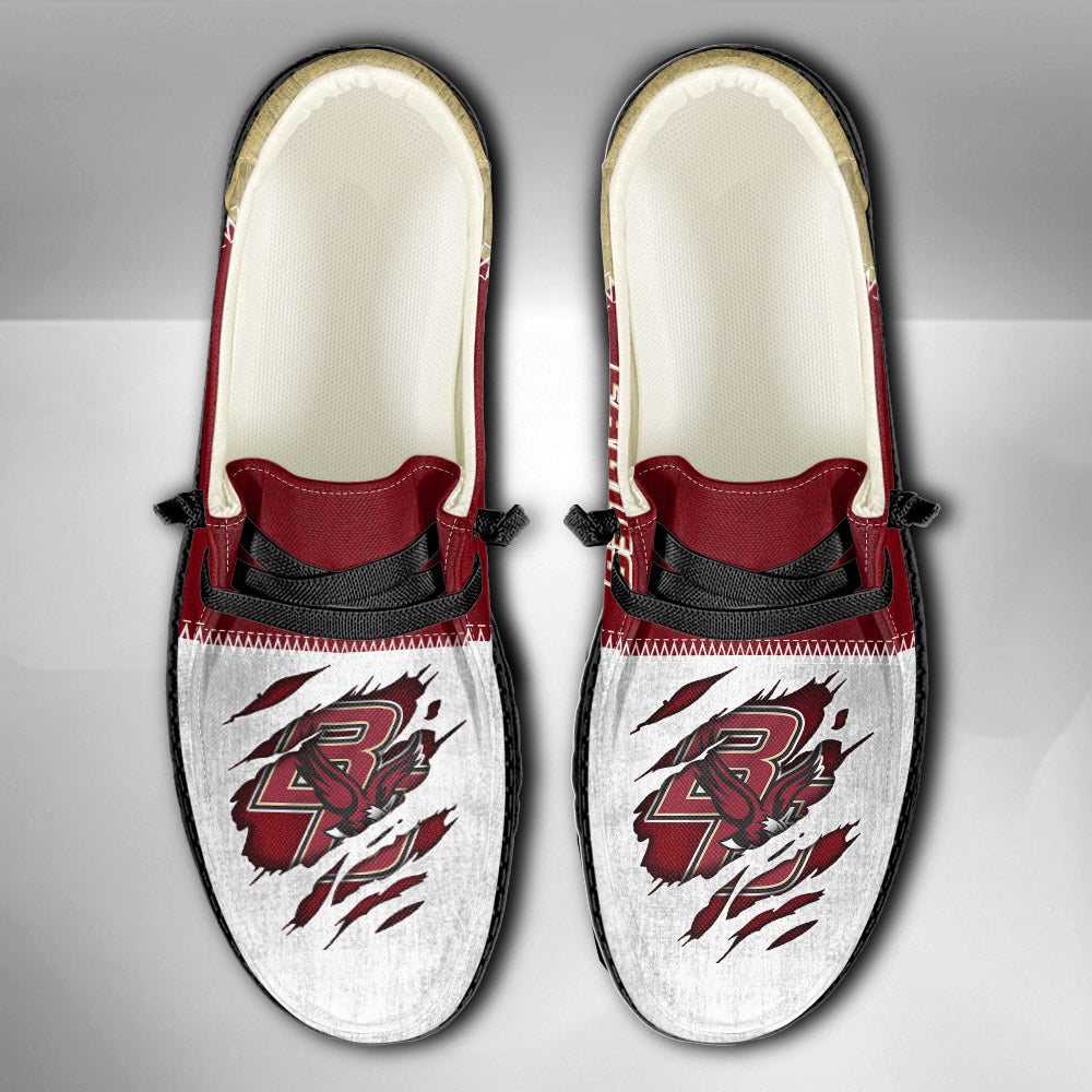 NCAA Boston College Eagles Custom Name Hey Dude Shoes 09 M79