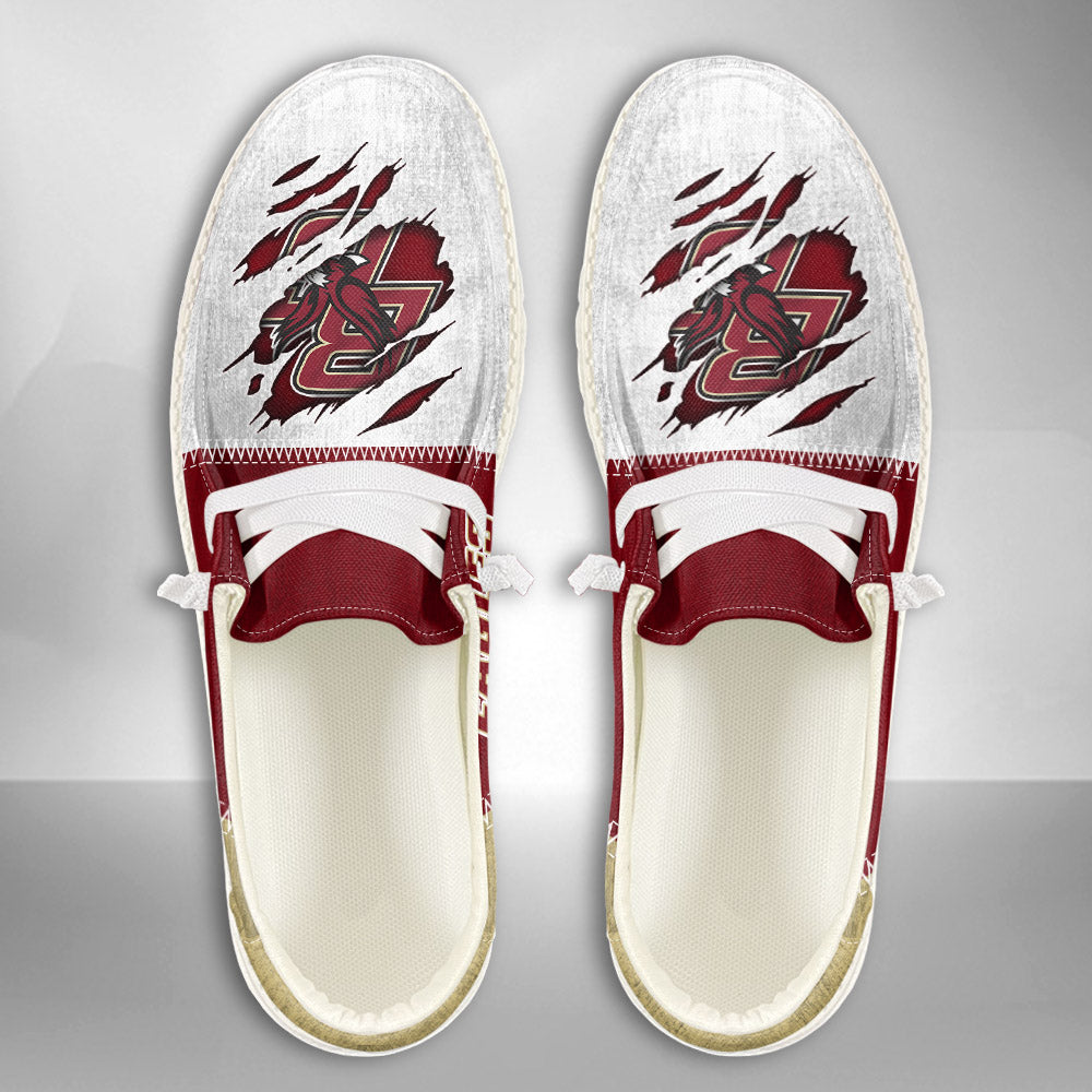 NCAA Boston College Eagles Custom Name Hey Dude Shoes 09 M79
