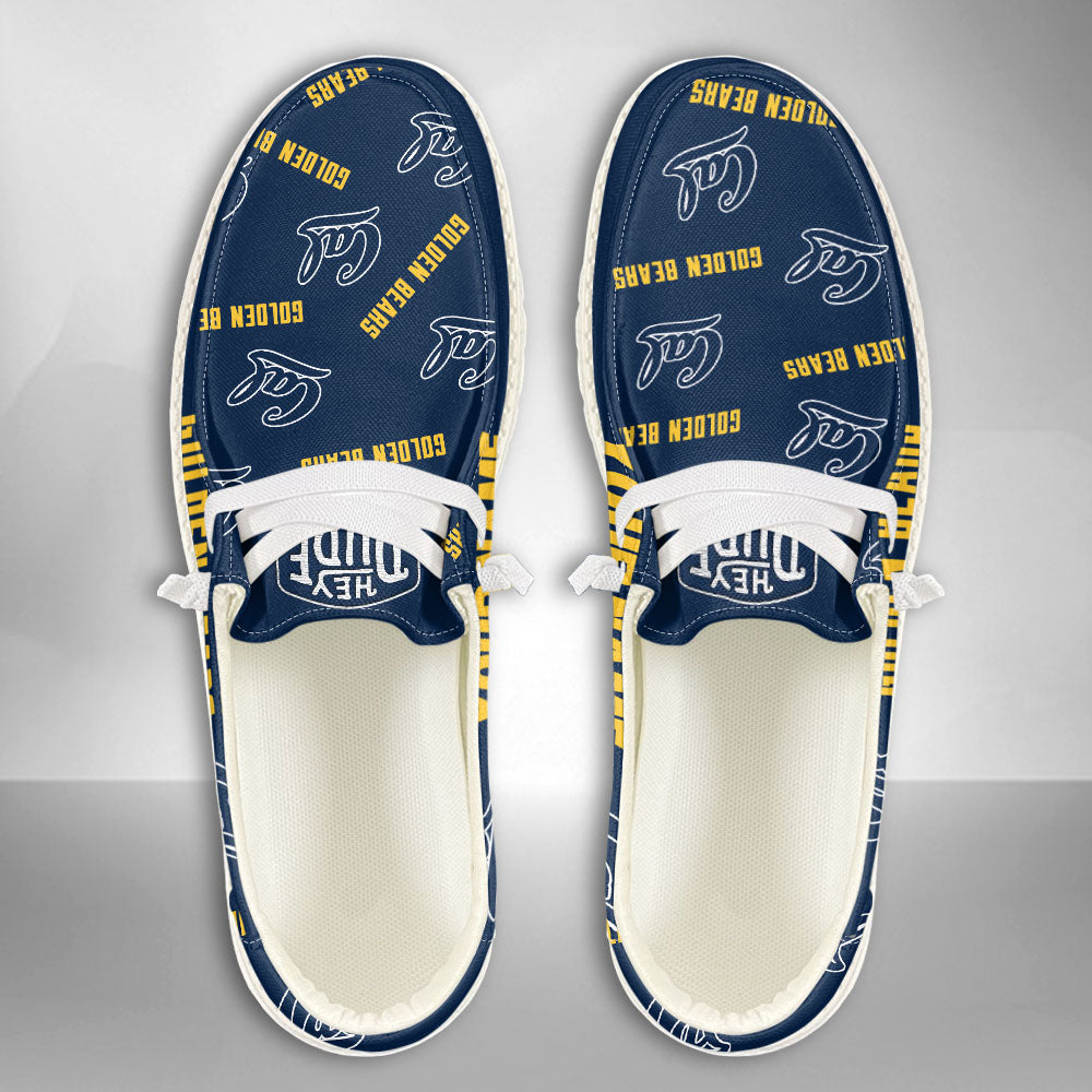 NCAA California Golden Bears - Custom Name Hey Dude Shoes X03