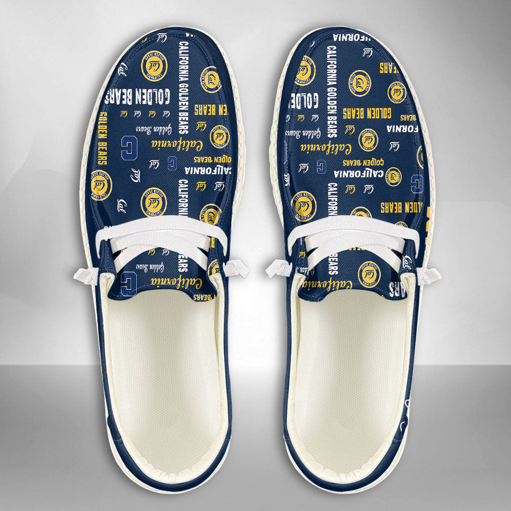 NCAA California Golden Bears Custom Name Hey Dude Shoes 06 M79