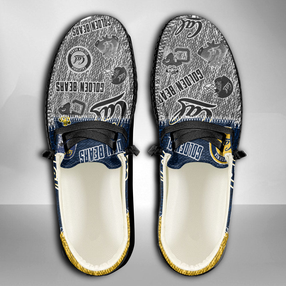 NCAA California Golden Bears Custom Name Hey Dude Shoes 08 M79