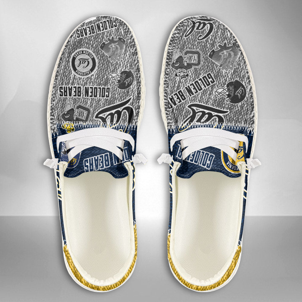 NCAA California Golden Bears Custom Name Hey Dude Shoes 08 M79