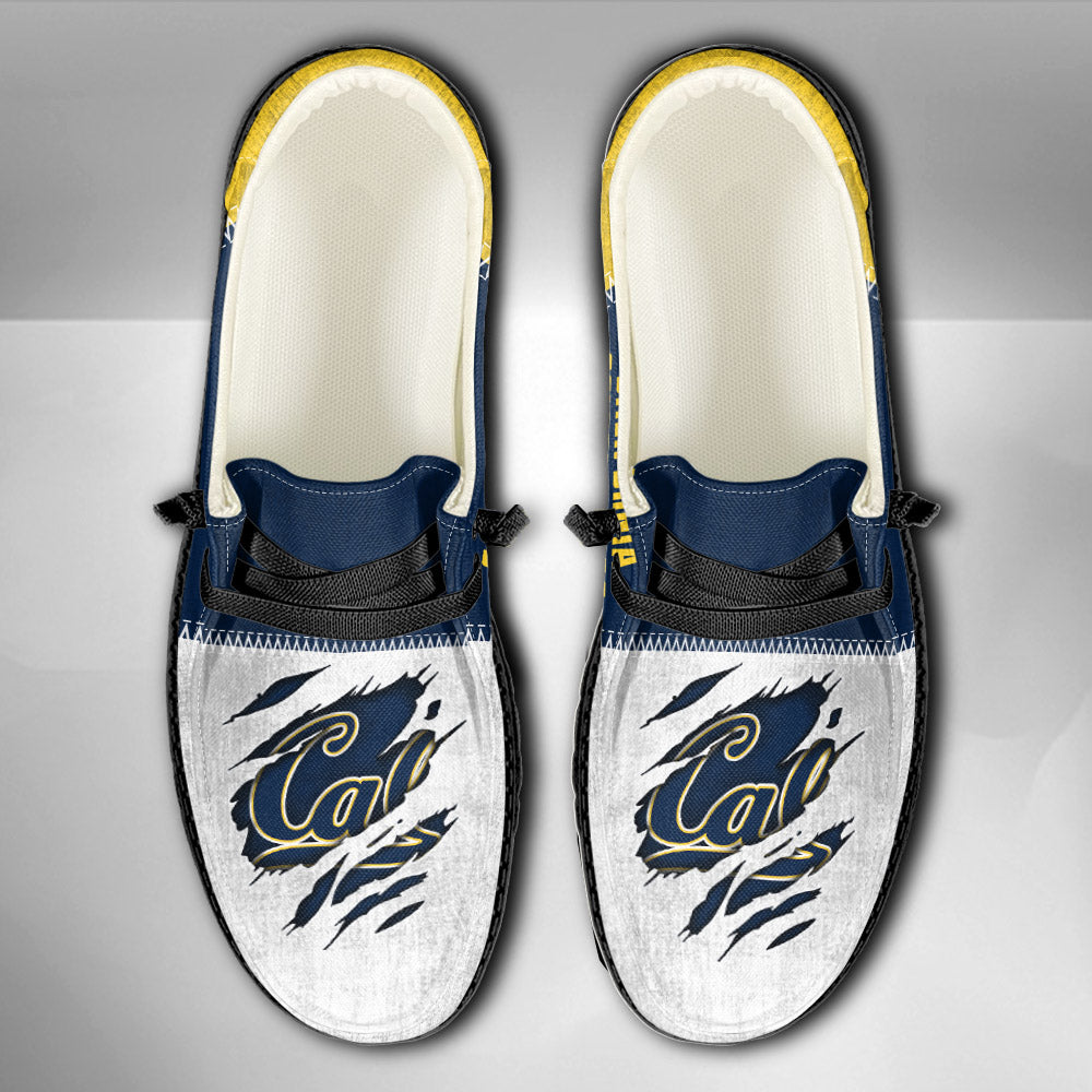 NCAA California Golden Bears Custom Name Hey Dude Shoes 09 M79