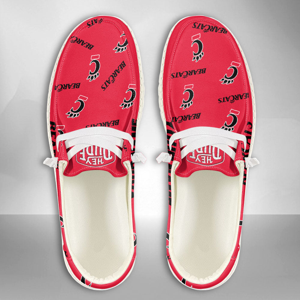 NCAA Cincinnati Bearcats - Custom Name Hey Dude Shoes X03