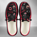 NCAA Cincinnati Bearcats Custom Name Hey Dude Shoes 04 M79