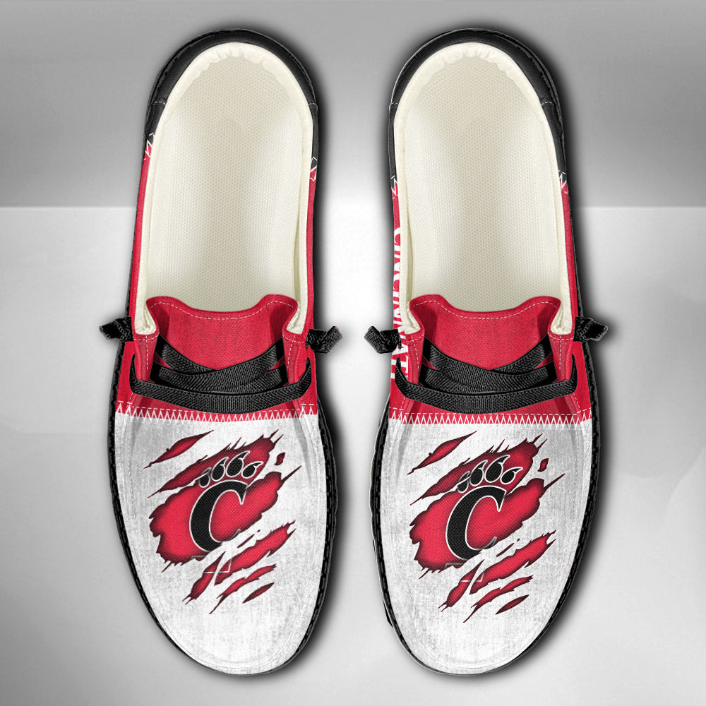 NCAA Cincinnati Bearcats Custom Name Hey Dude Shoes 09 M79