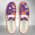 NCAA Clemson Tigers Custom Name Hey Dude Shoes 01