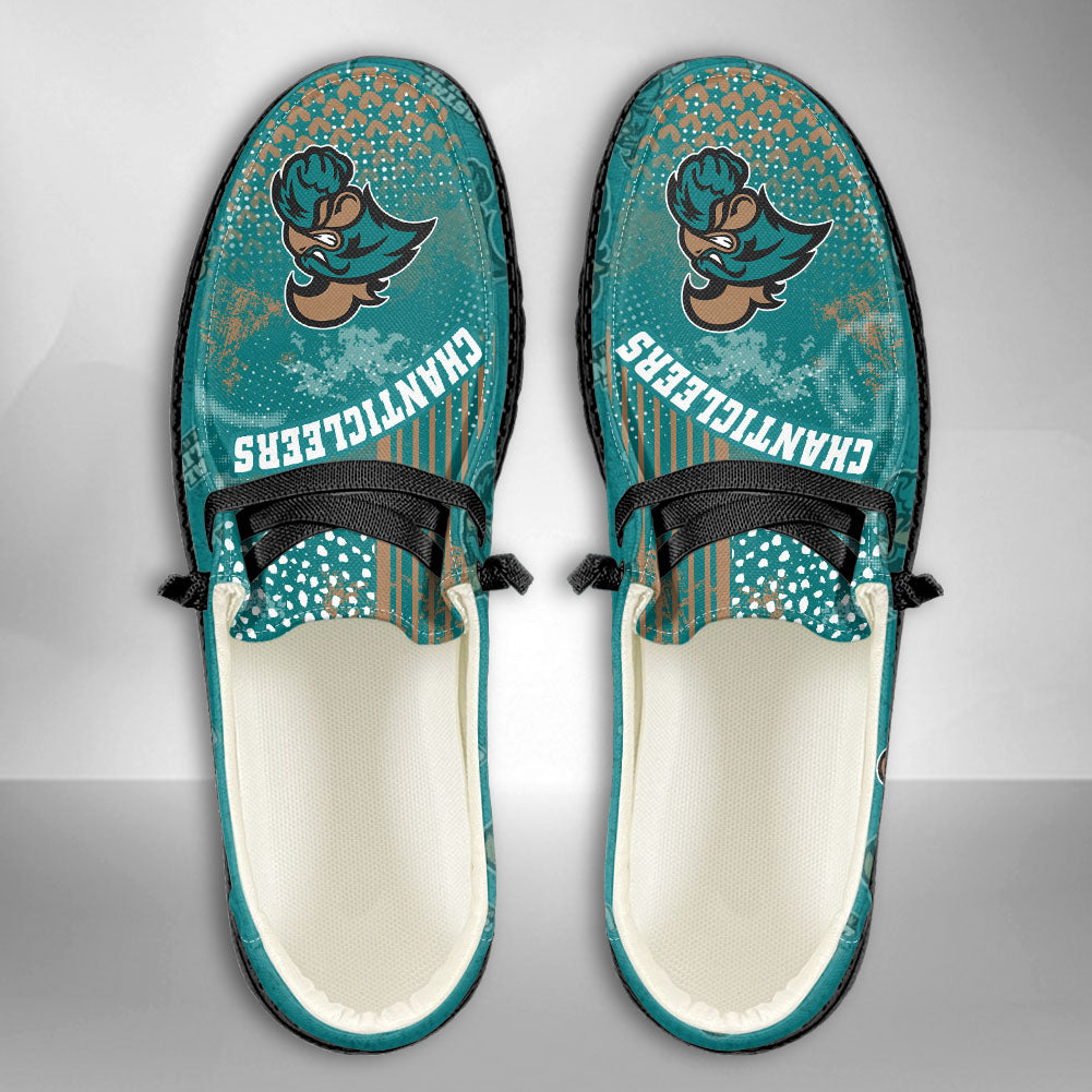 NCAA COASTAL CAROLINA CHANTICLEERS Custom Name Hey Dude Shoes 03 M7