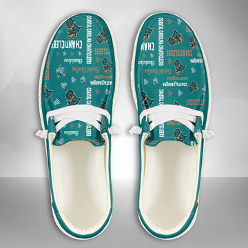 NCAA COASTAL CAROLINA CHANTICLEERS Custom Name Hey Dude Shoes 04 M7