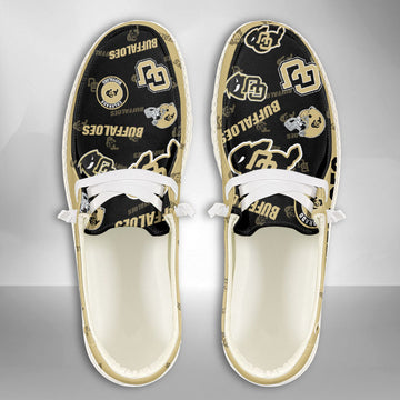 NCAA Colorado Buffaloes Custom Name Hey Dude Shoes 04 M79