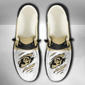 NCAA Colorado Buffaloes Custom Name Hey Dude Shoes 09 M79