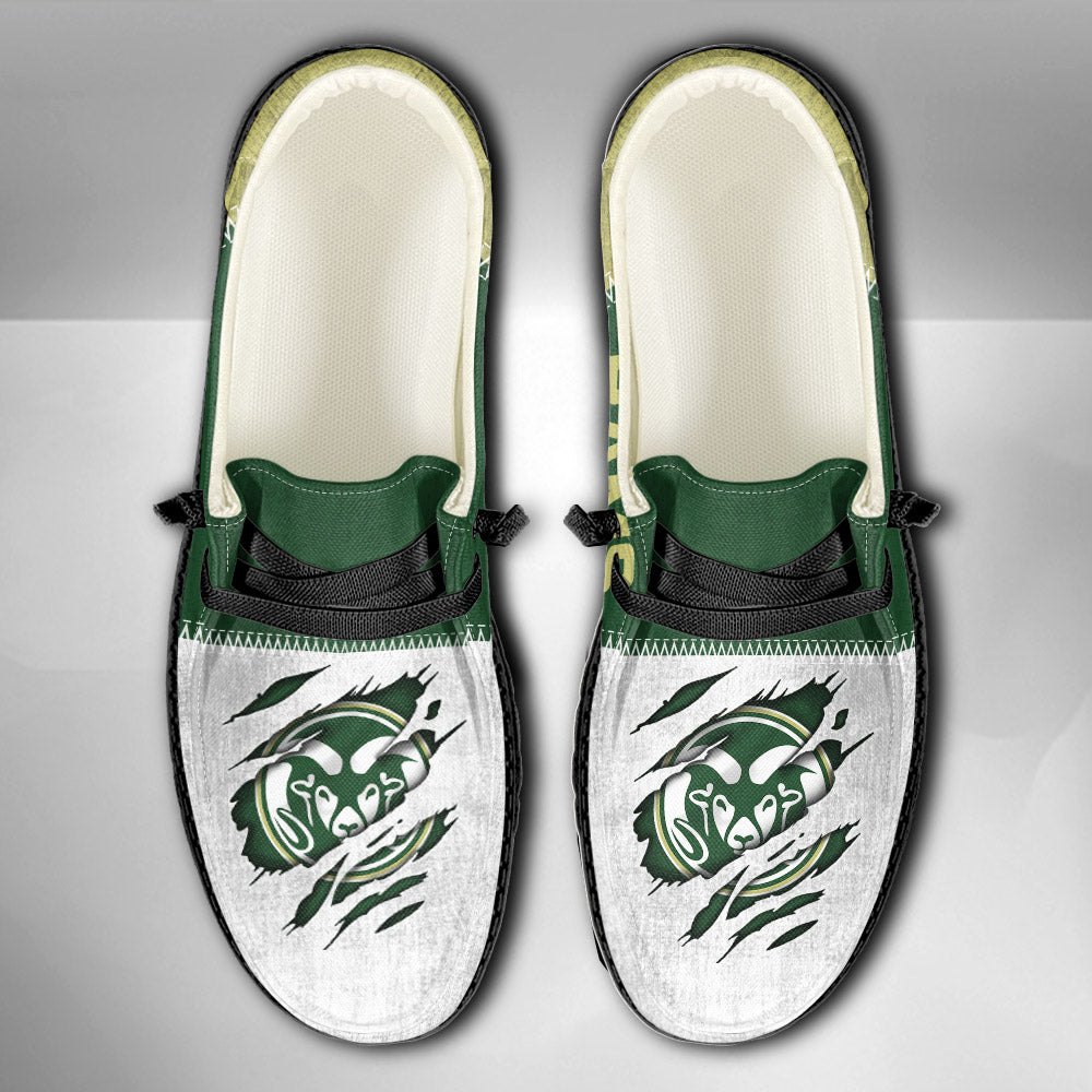 NCAA Colorado State Rams Custom Name Hey Dude Shoes 09 M79