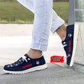 NCAA Connecticut Huskies Custom Name Hey Dude Shoes 04 M12