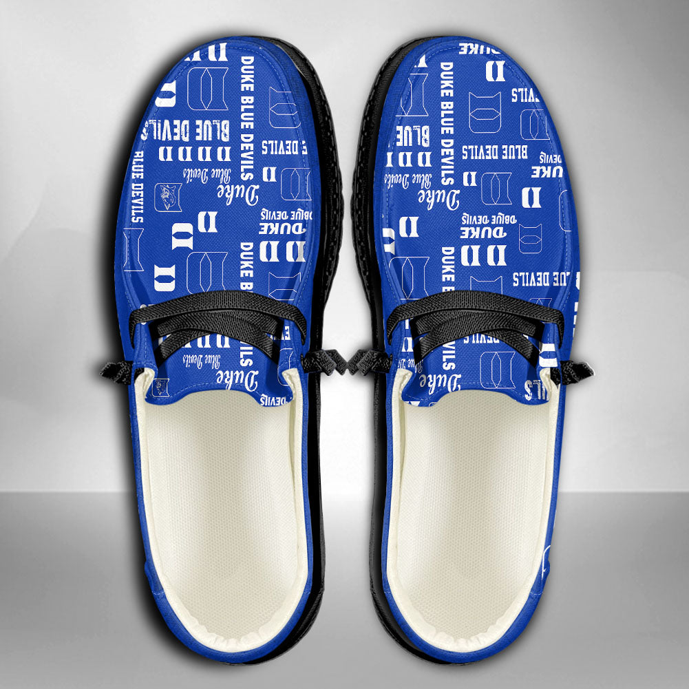 NCAA Duke Blue Devils Custom Name Hey Dude Shoes 04 M7