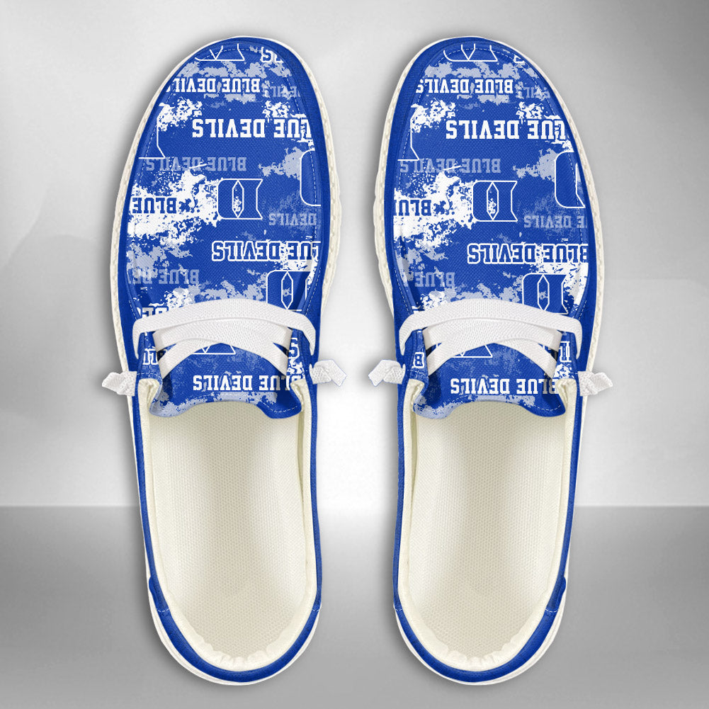 NCAA Duke Blue Devils Custom Name Hey Dude Shoes 05 M79