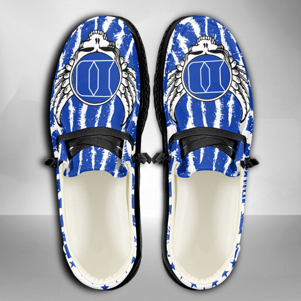 NCAA Duke Blue Devils Custom Name Hey Dude Shoes 08 M7