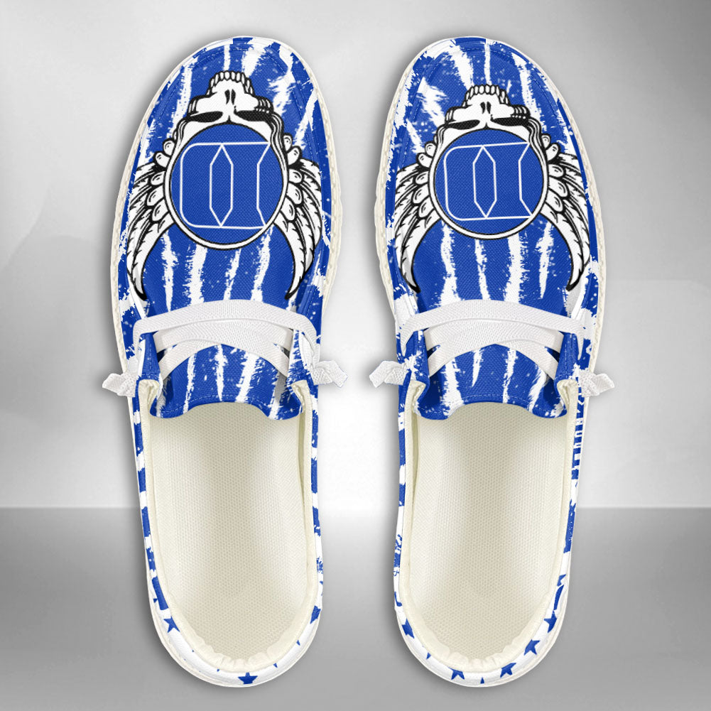 NCAA Duke Blue Devils Custom Name Hey Dude Shoes 08 M7