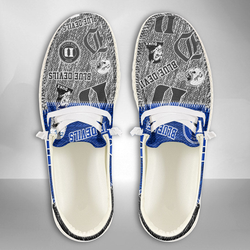 NCAA Duke Blue Devils Custom Name Hey Dude Shoes 08 M79