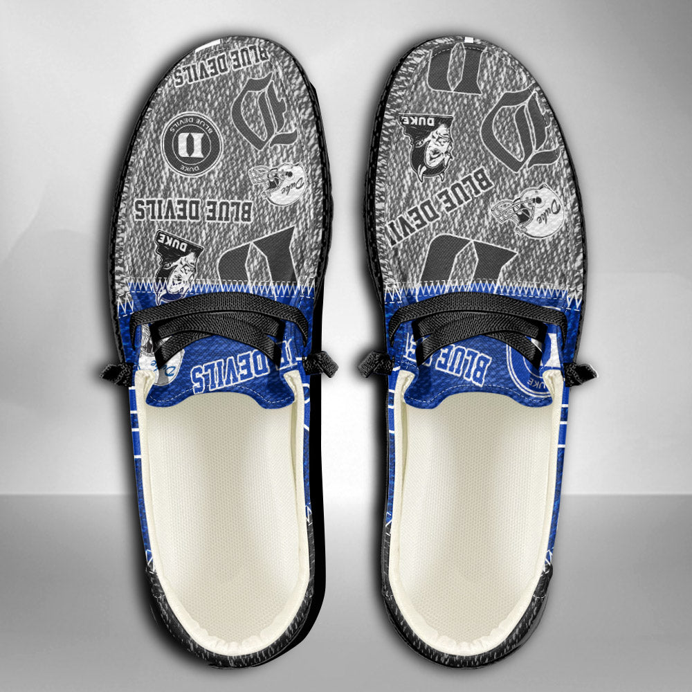 NCAA Duke Blue Devils Custom Name Hey Dude Shoes 08 M79