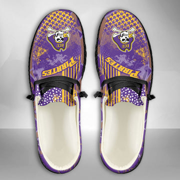 NCAA East Carolina Pirates Custom Name Hey Dude Shoes 03 M7