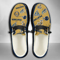 NCAA FIU GOLDEN PANTHERS Custom Name Hey Dude Shoes 02 M12