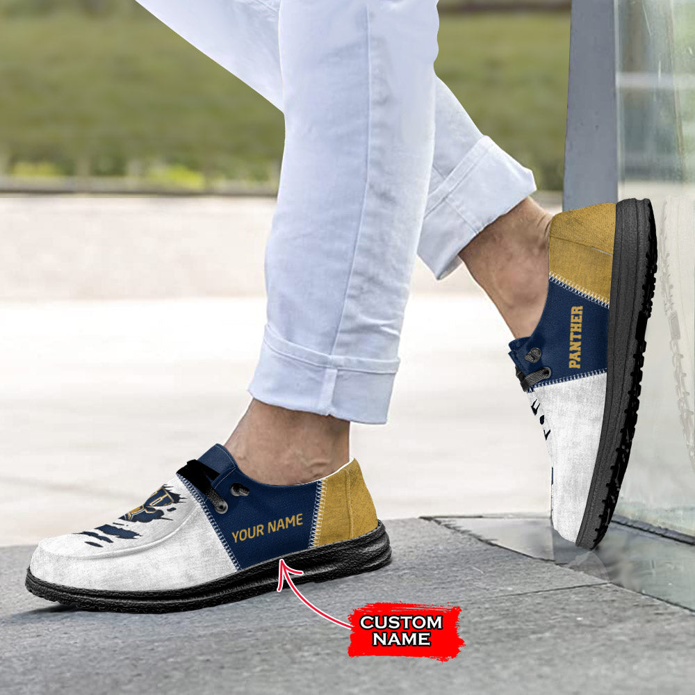 NCAA FIU GOLDEN PANTHERS Custom Name Hey Dude Shoes 09 M79