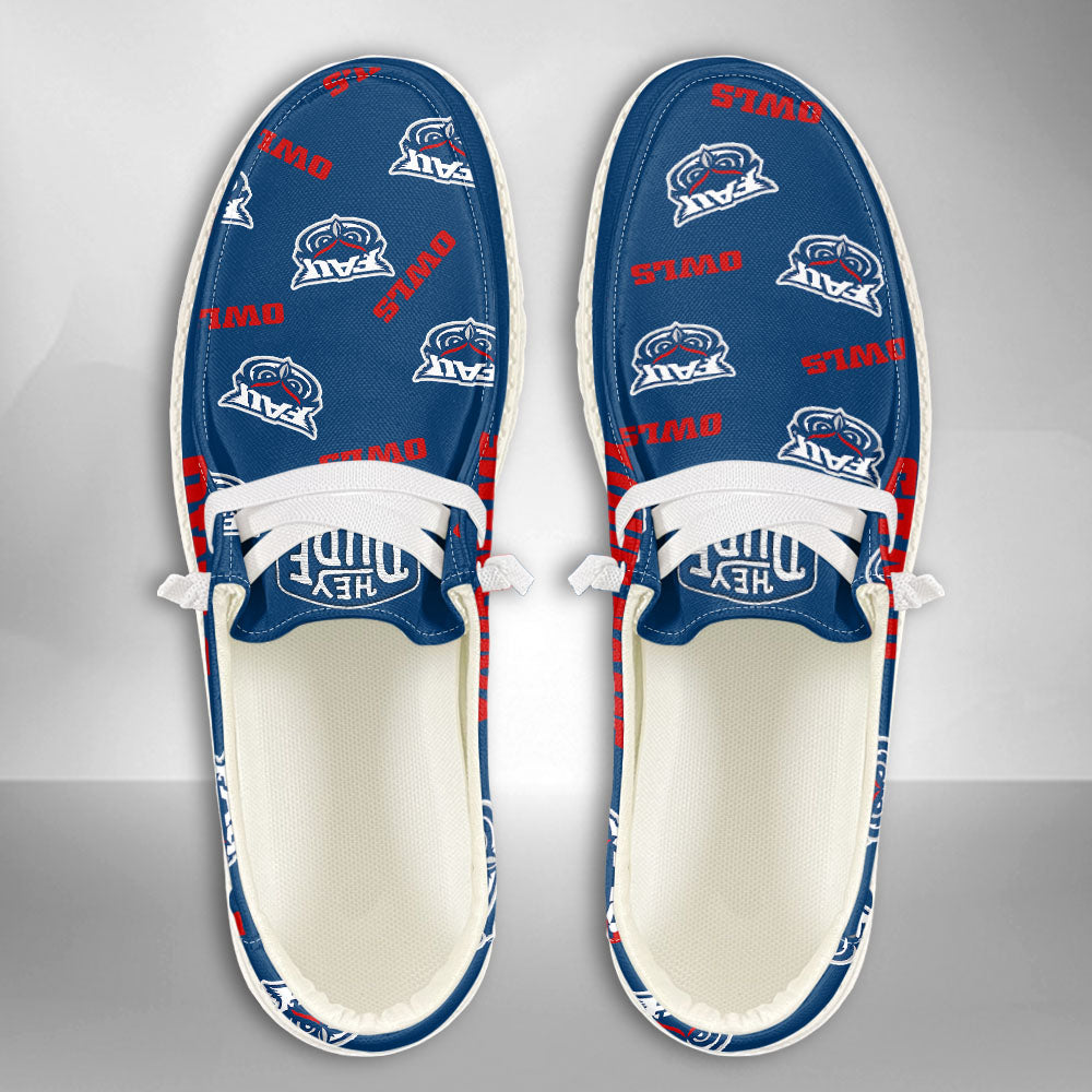 NCAA Florida Atlantic Owls - Custom Name Hey Dude Shoes X03