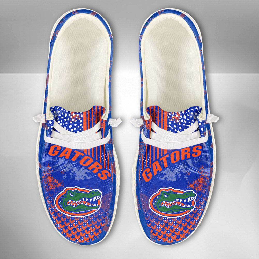 NCAA Florida Gators Custom Name Hey Dude Shoes 03 M7